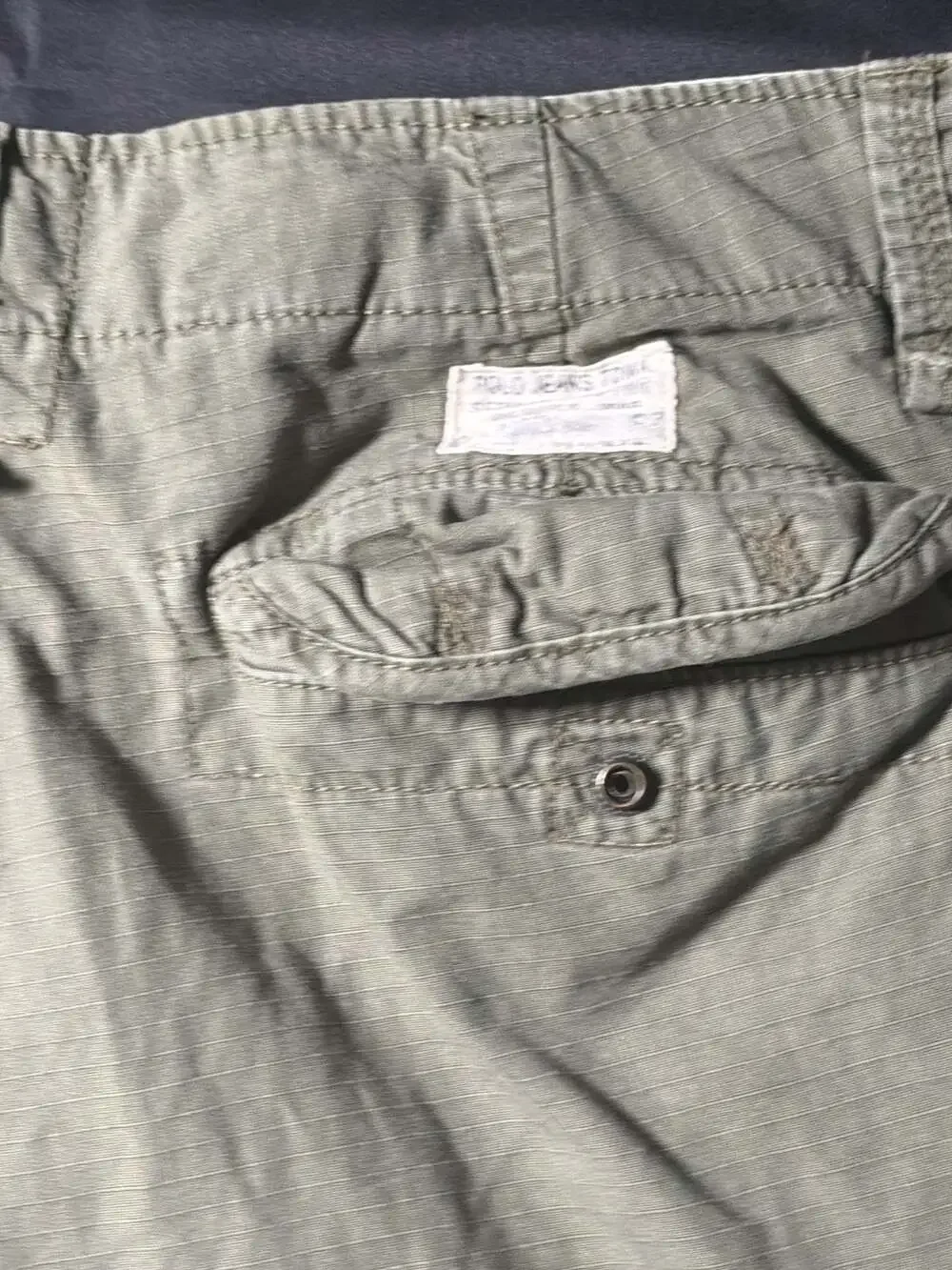 Polo Jeans company Ralph Lauren Baggy Cargo Shorts Men's 36 Y2K Skater Dadcore